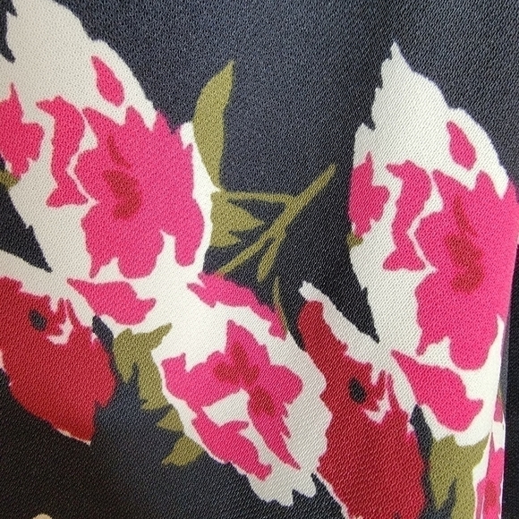 J. CREW Blue Floral Ruffle Wrap Dress - Picture 16 of 16